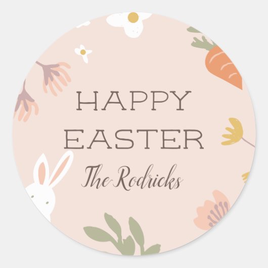 Pétales de Pâques Favoriser les étiquettes (Devant)