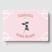 Pétales de rose blanche Fête de mariage rose (Recto)