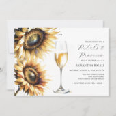 Pétales de tournesol et Invitations de la Fête des (Devant)