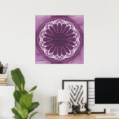 Pétales de violet Impression Abstraite (Bureau à domicile)