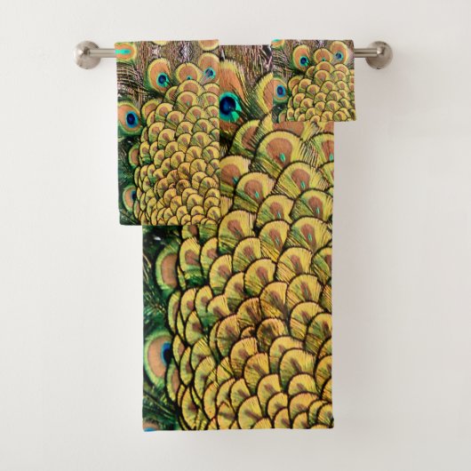 Pétales Emerald Green et Gold Peacock (En situation)