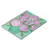 Pétales en carnet rose (Côté gauche)