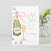 Pétales et parquet Fête des mariées Invitation Bru (Debout devant)