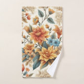 Pétales et poésie Une affaire florale (Serviette à main)