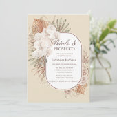 Pétales et Procuco Invitation à la douche nuptiale (Debout devant)