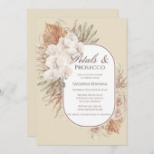 Pétales et Procuco Invitation à la douche nuptiale (Devant / Derrière)