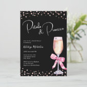 Pétales et Procuco Invitation à la douche nuptiale (Debout devant)