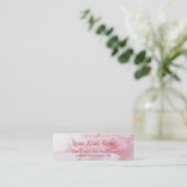 Pétales roses Cartes de visite (Debout devant)