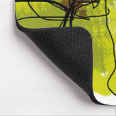 Pétales verts - tapis de souris (Coin)