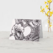 Pétales Zig-Zags et Carte pour notes de points (Fleur jaune)
