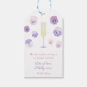 Petals en Prosecco Vrijgezellenfeest - Hartelijk d Cadeaulabel (Voorkant)