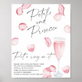 Petals en Prosecco - zet een ring op het spel Poster (Voorkant)