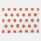 Petals in Motion – Vibrant Flower Graphic Theedoek (Horizontaal)