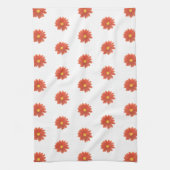 Petals in Motion – Vibrant Flower Graphic Theedoek (Verticaal)
