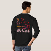 Petals in Pink Harmony T-shirt (Achterkant volledig)