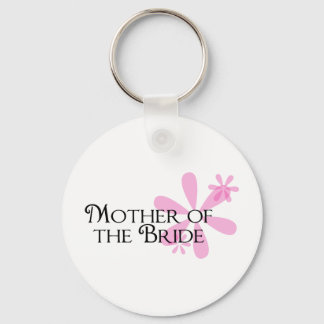 Petals in Roze Moeder van de Bride Sleutelhanger