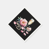 Petals Parels Prosecco Decor Servies Servet (Hoek)