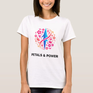 Petals & Power Vrouwen T-shirt