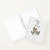 Petals & Prose Personalized Floral Notitieboek (Binnen)