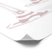 Petals & Prosecco Floral Vrijgezellenfeest Welkom Poster (Hoek)