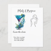 Petals & Prosecco Guess Jurk Bruidsdouche Spel (Voorkant / Achterkant)