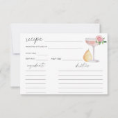 Petals & Prosecco - receptkaart (Voorkant)