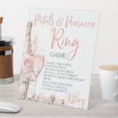 Petals & Prosecco Ring Spel Hunt Ringen Reclamebord Met Voetstuk (Insitu)