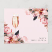 Petals & Prosecco Vrijgezellenfeest Recipcard (Achterkant)
