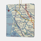Petaluma CA Keramisch Ornament (Links)
