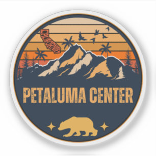 Petaluma Center, Californië Sticker