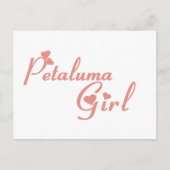 Petaluma Girl-T-shirts Briefkaart (Voorkant)