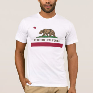 Petaluma: Vlag van Californië-T-shirt T-shirt