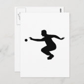 Petanekspeler Briefkaart (Voorkant / Achterkant)