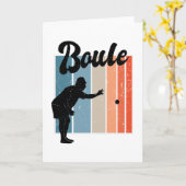 Petanque game kaart (Gele Bloem)