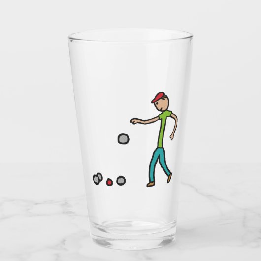 Petanque Glas (Voorkant)