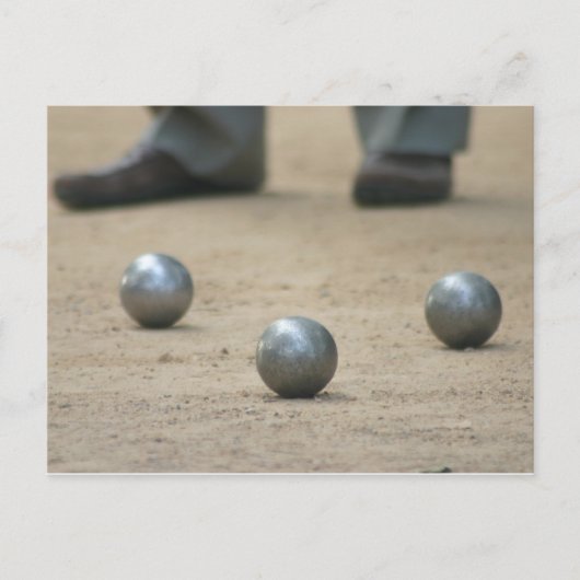 Petanque in Provence Briefkaart (Voorkant)