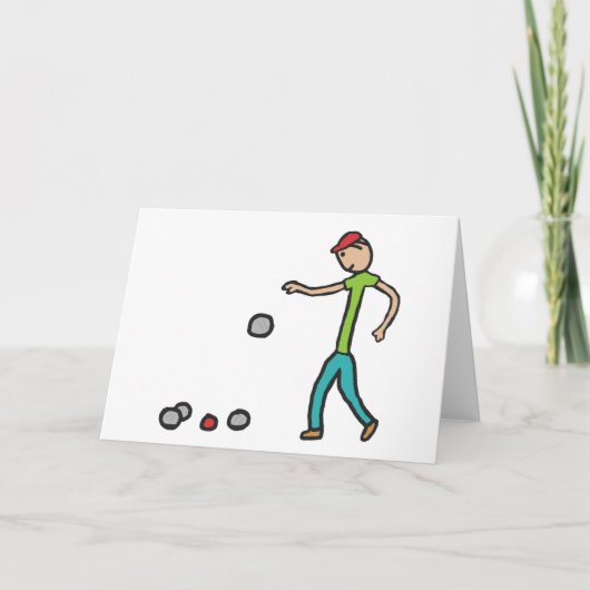 Petanque Kaart (Voorkant)