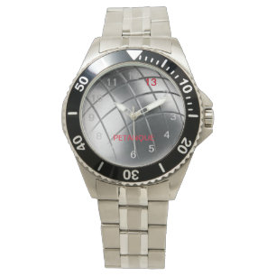 Petanque Watch Steel Horloge