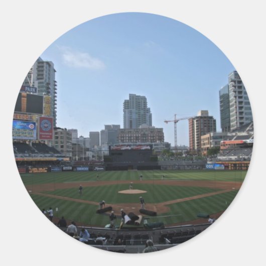 Petco Park San Diego Ronde Sticker (Voorkant)