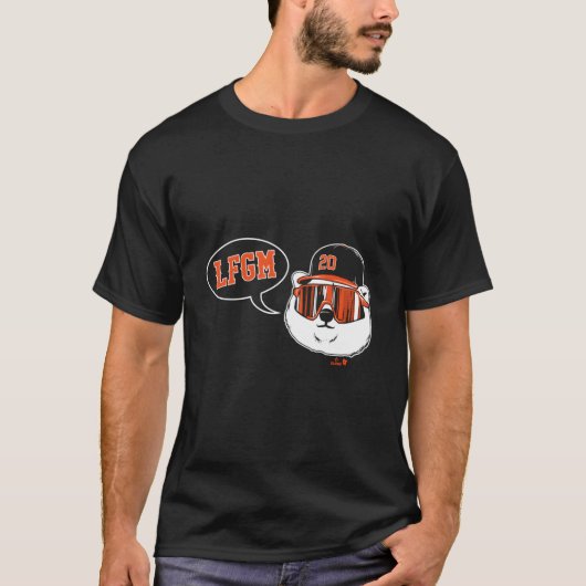 Pete Alonso LFGM Polar Beer New York Honkbal T-shirt (Voorkant)