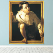 Pete Borrell del Caso over het uitbannen van kriti Canvas Afdruk (Insitu (Houten vloer))