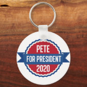 Pete Buttigieg voor President 2020 Sleutelhanger (Voorkant)