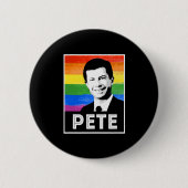 Pete LGBT-vlag Ronde Button 5,7 Cm (Voorkant)