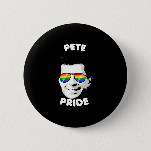 Pete Pride Sunbribribril Ronde Button 5,7 Cm (Voorkant)