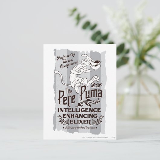 Pete Puma Intelligence Elixer Briefkaart (Staand voorkant)