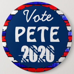 Pete voor President 2020 Amerikaanse verkiezingen Ronde Button 6,0 Cm