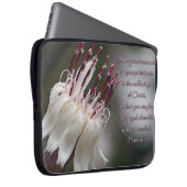 Peter 4:13 Inspirerend Floral Laptop Sleeve (Voorkant Rechts)