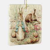 Peter & Benjamin Gather Onions by Beatrix Potter Keramisch Ornament (Rechts)