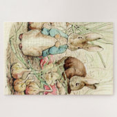 Peter & Benjamin Gather Onions by Beatrix Potter Legpuzzel (Horizontaal)