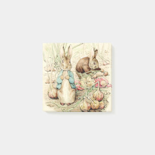 Peter & Benjamin Gather Onions by Beatrix Potter Post-it® Notes